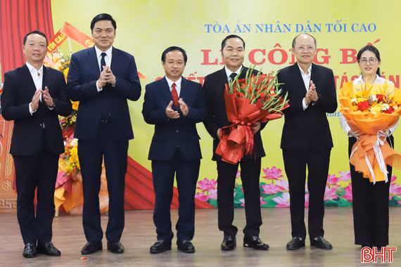 Đồng chí Trần Ngọc Sơn giữ chức Chánh án Tòa án nhân dân tỉnh Hà Tĩnh