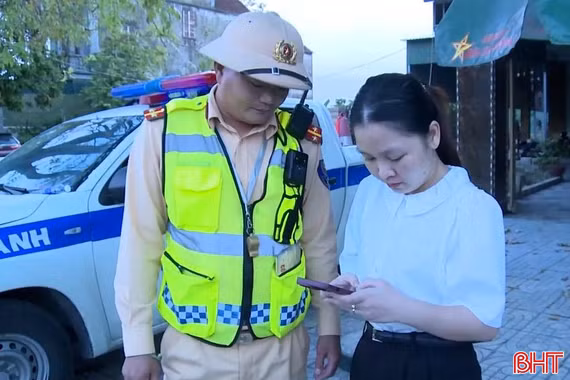 Khi bằng lái xe được cấp qua VneID