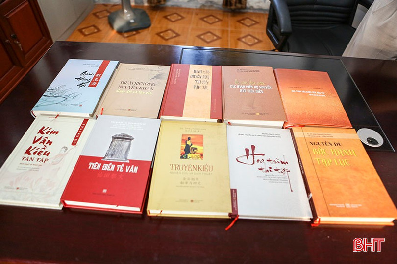 Một số cuốn sách khảo cứu, dịch thuật do BQL Khu di tích Nguyễn Du tổ chức xuất bản thời gian qua.