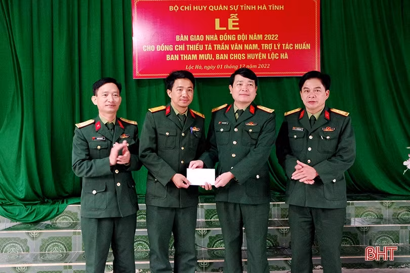 Khánh thành “nhà đồng đội” tại xã Hồng Lộc