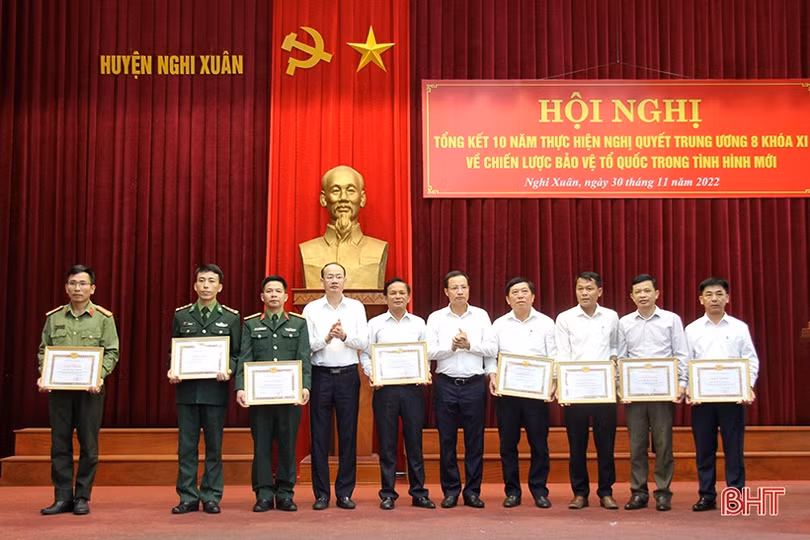 Nghi Xuân: Củng cố vững chắc thế trận quốc phòng toàn dân trong tình hình mới