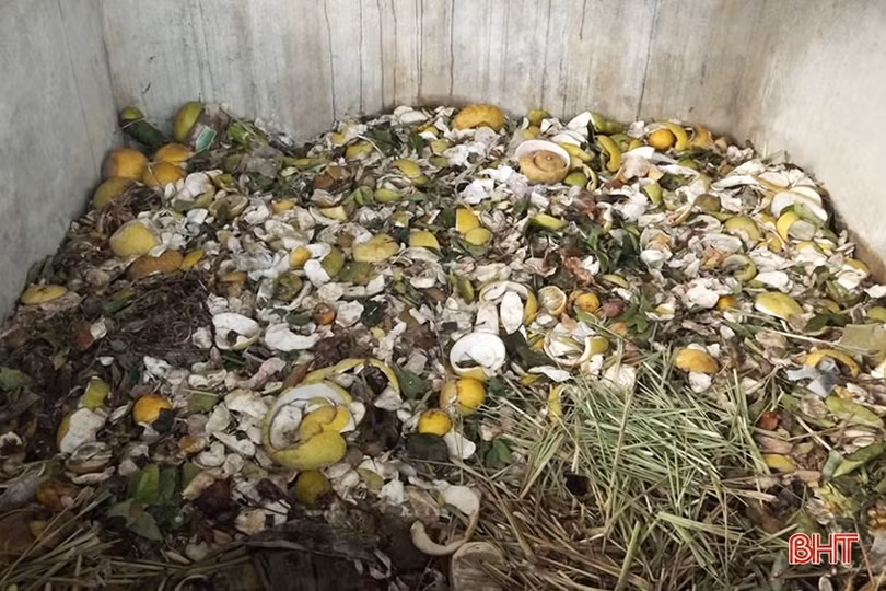 Các chợ ở Hà Tĩnh “biến” rác thải thành phân vi sinh