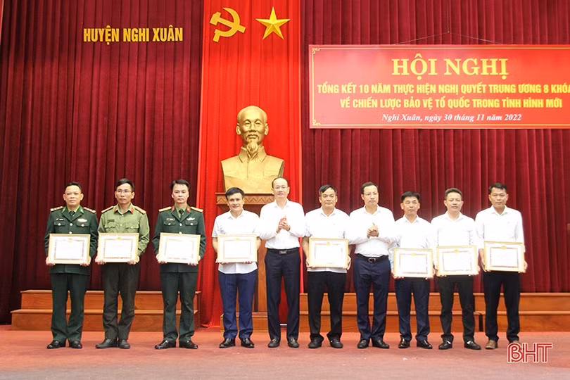 Nghi Xuân: Củng cố vững chắc thế trận quốc phòng toàn dân trong tình hình mới