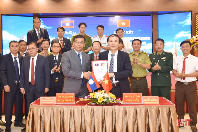 Hà Tĩnh với Khăm Muồn và Bolikhămxay ký kết bản ghi nhớ quản lý, bảo vệ rừng