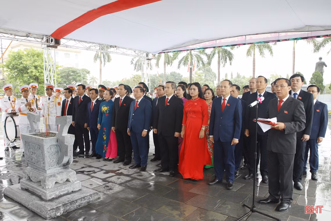 Toàn cảnh Đại hội Đảng bộ Hà Tĩnh lần thứ XIX, nhiệm kỳ 2020 - 2025