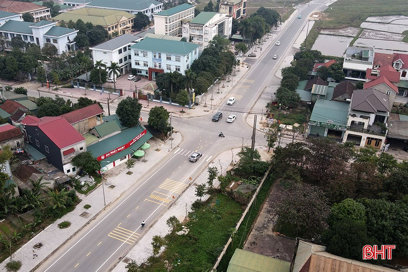 Ngã tư giao đường Hà Hoàng với đường Lê Ninh kéo dài ở xã Thạch Trung, TP Hà Tĩnh. bqbht_br_an-toan-giao-thong-4.jpg