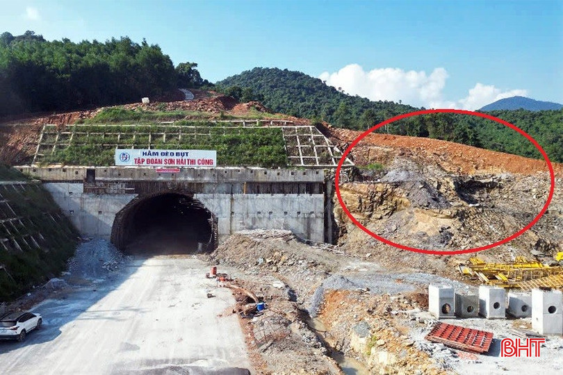 Phần diện tích cần chuyển đổi mục đích sử dụng rừng trước khi được thi công ở hạng mục hầm Đèo Bụt. bqbht_br_ham-deo-but-1.jpg
