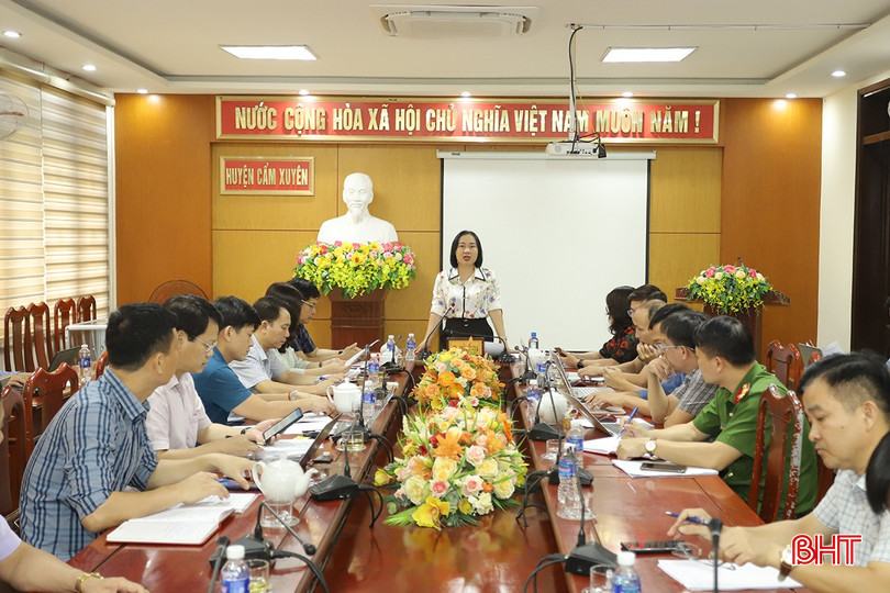 Trưởng ban Kinh tế - Ngân sách HĐND tỉnh Nguyễn Thị Thúy Nga phát biểu tại cuộc làm việc. khoang-san-3-7380-2378.jpg