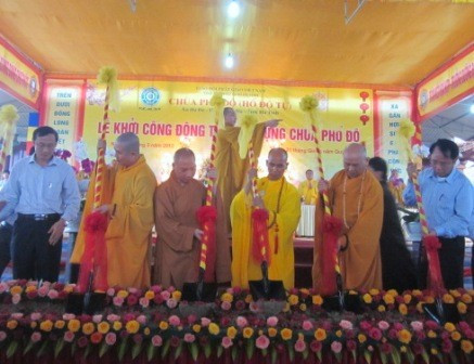 Động thổ xây dựng chùa Phổ Độ