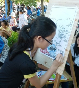 Cuộc thi vẽ tranh "Bảo vệ nguồn nước là bảo vệ cuộc sống" góp phần nâng cao ý thức trách nhiệm bảo vệ nguồn tài nguyên nước cho thiếu nhi.