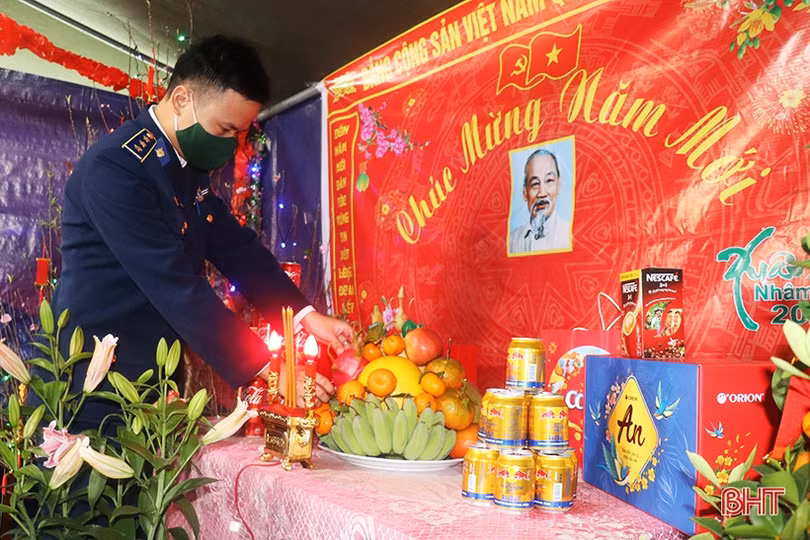 Đón xuân trên tàu cảnh sát biển ở Hà Tĩnh