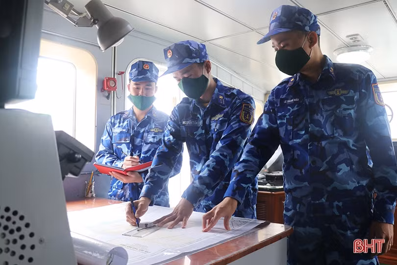 Đón xuân trên tàu cảnh sát biển ở Hà Tĩnh