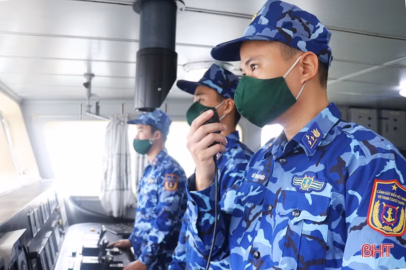 Đón xuân trên tàu cảnh sát biển ở Hà Tĩnh