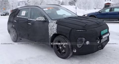 Hyundai Kona 2024 thế hệ mới lần đầu lộ diện trên đường thử