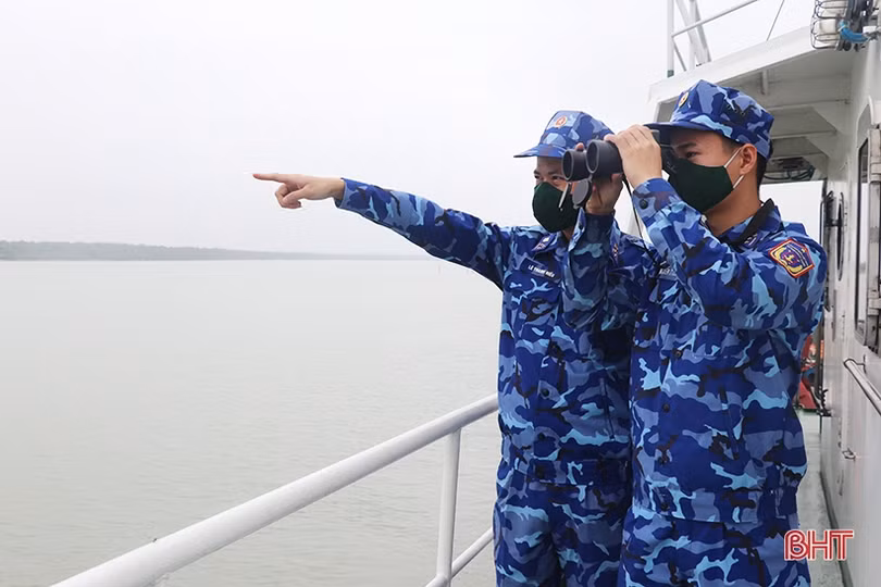 Đón xuân trên tàu cảnh sát biển ở Hà Tĩnh