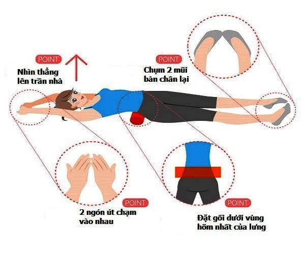 Eo thon bất ngờ chỉ cần cầm khăn xoay người 1 phút theo kiểu Nhật ảnh 3 eo thon bat ngo chi can cam khan xoay nguoi 1 phut theo kieu nhat