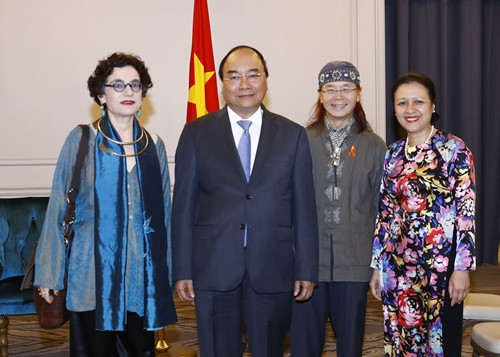 thu tuong nguyen xuan phuc tiep doanh nhan tri thuc nguoi viet tai my