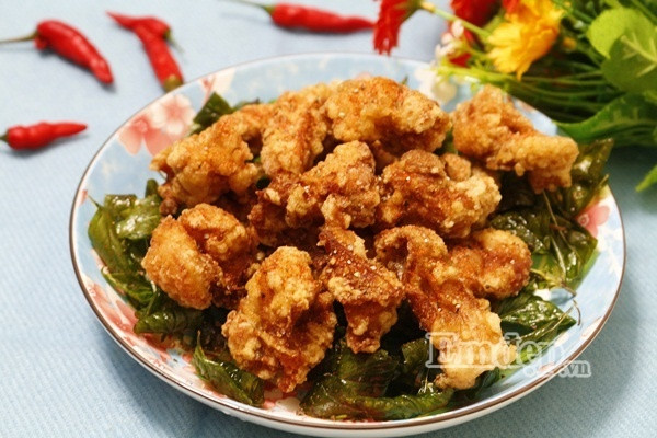 mon ngon cuoi tuan ga chien xoc muoi ot gion cay an 1 muon an 10