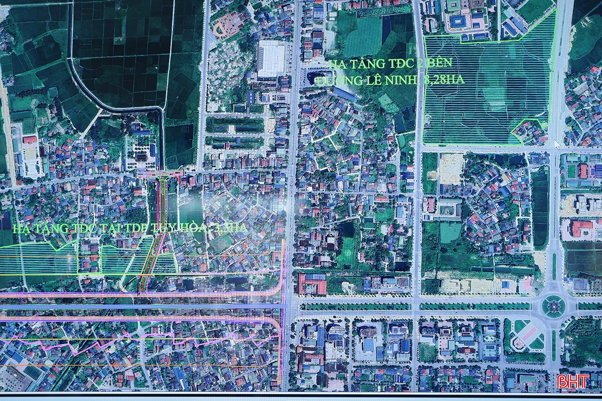 Các khu tái định cư dự kiến phục vụ thực hiện công tác giải phóng mặt bằng dự án.
