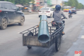 Tăng cường xử lý xe tự chế, chở hàng cồng kềnh