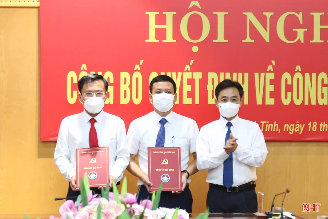 Ban Thường vụ Tỉnh ủy Hà Tĩnh điều động, bổ nhiệm cán bộ