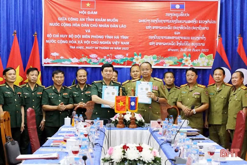 Hà Tĩnh và các tỉnh nước bạn Lào tăng cường phối hợp, đấu tranh với mọi âm mưu phá hoại