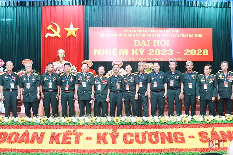 Ông Nguyễn Thanh Tân làm Chủ tịch Hội Chiến sĩ thành cổ Quảng Trị năm 1972 tỉnh Hà Tĩnh