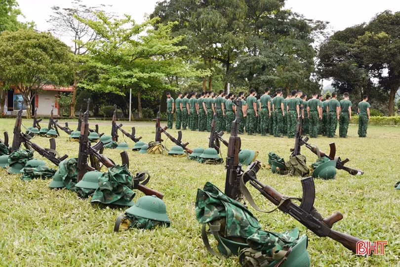 Bộ đội Biên phòng Hà Tĩnh bảo quản tốt vũ khí, trang bị để bảo vệ biên giới