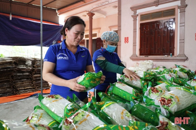 Sản phẩm OCOP Thạch Hà tăng tốc phục vụ thị trường tết