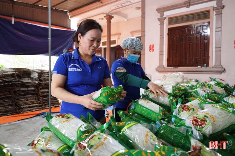 Sản phẩm OCOP Thạch Hà tăng tốc phục vụ thị trường tết