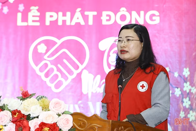 Hội chữ thập đỏ các cấp ở Hà Tĩnh đăng ký huy động 7,4 tỷ đồng cho chương trình “Tết nhân ái”