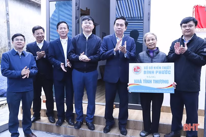 Khánh thành nhiều nhà ở cho hộ nghèo Hà Tĩnh do doanh nghiệp tại Bình Phước hỗ trợ