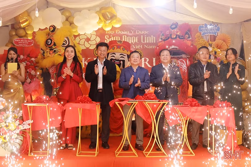 Khai trương Showroom sâm Ngọc Linh Võ Kim Đường tại Hà Tĩnh