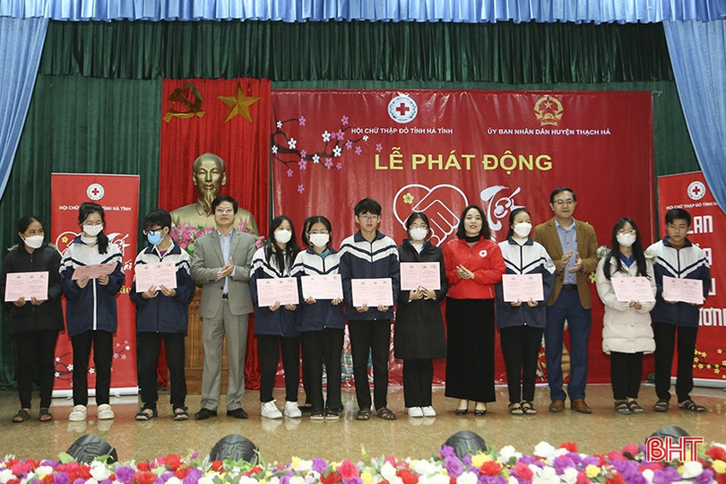 Hội chữ thập đỏ các cấp ở Hà Tĩnh đăng ký huy động 7,4 tỷ đồng cho chương trình “Tết nhân ái”