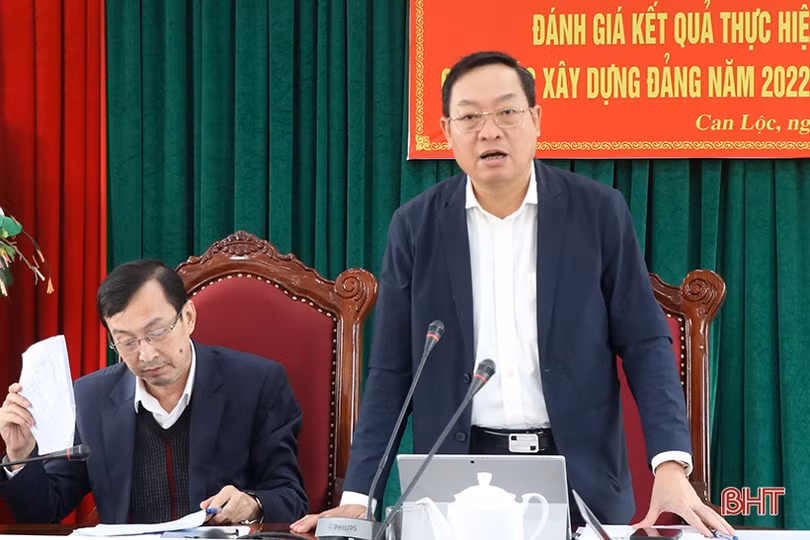 Can Lộc đánh giá kết quả thực hiện chỉ tiêu, kế hoạch phát triển 2022