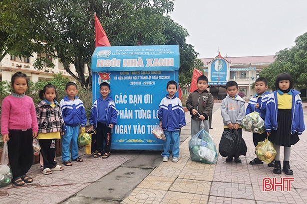 Thiếu nhi Hà Tĩnh chào mừng Đại hội Đoàn toàn quốc lần thứ XII