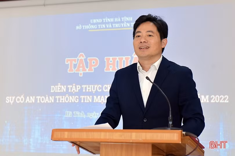Hà Tĩnh diễn tập vận hành, xử lý sự cố về an toàn thông tin mạng