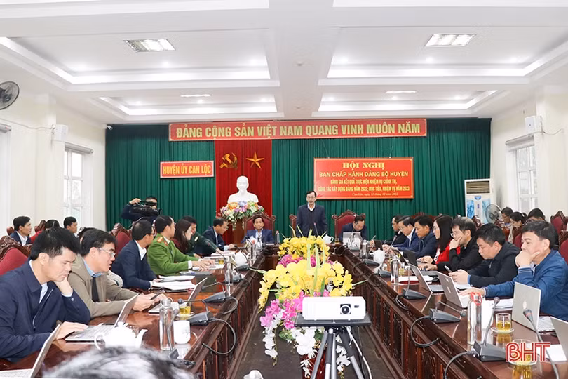 Can Lộc đánh giá kết quả thực hiện chỉ tiêu, kế hoạch phát triển 2022