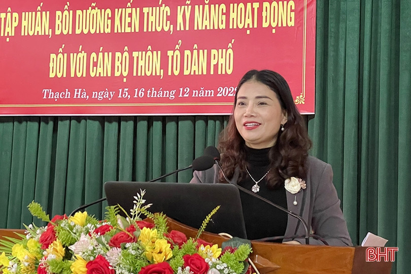 Bồi dưỡng kỹ năng hoạt động cho gần 250 trưởng thôn, tổ trưởng tổ dân phố