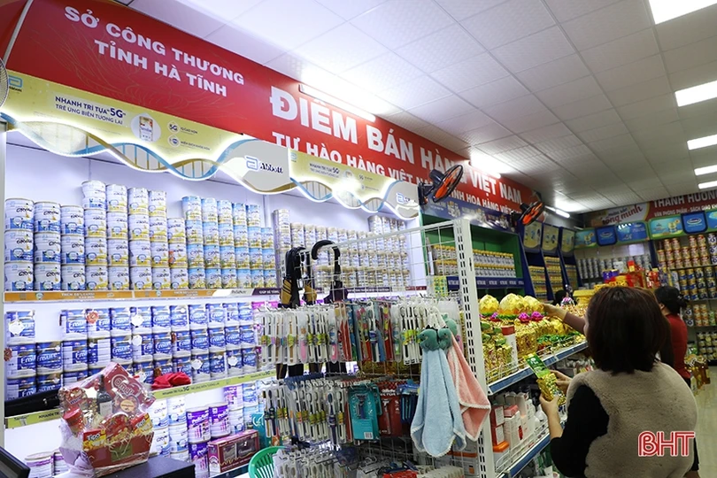 Tiếp tục xây dựng nhiều điểm bán hàng Việt Nam cố định tại các địa phương Hà Tĩnh