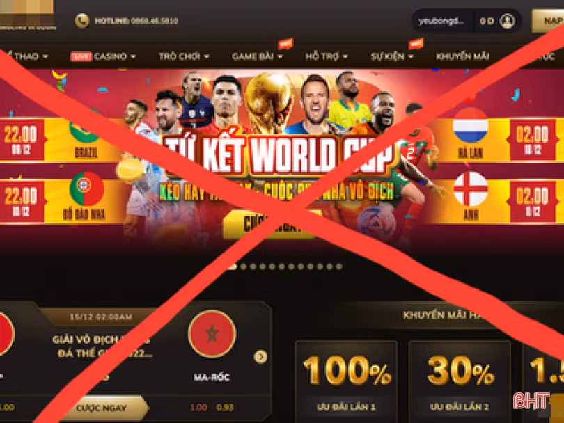 Công an Hà Tĩnh đánh sập nhiều đường dây cá độ nghìn tỷ mùa World Cup