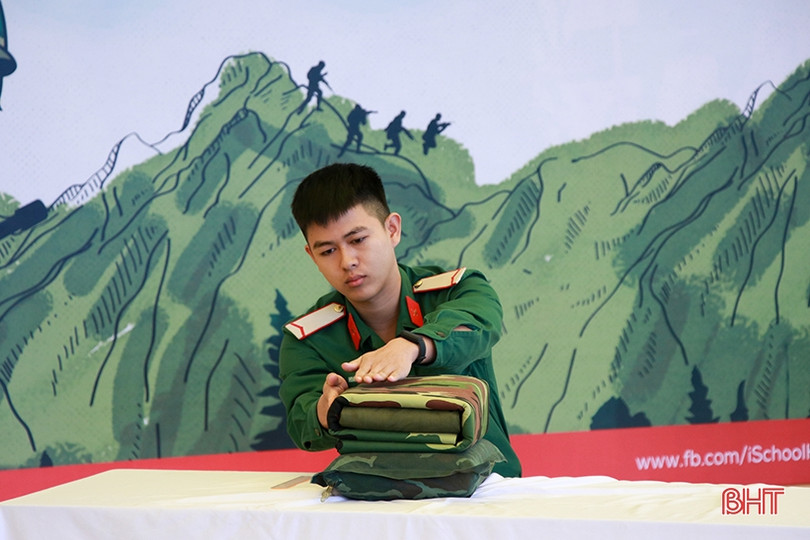 Học sinh mầm non iSchool Hà Tĩnh hào hứng trải nghiệm cùng Chương trình “Biết ơn chú bộ đội”