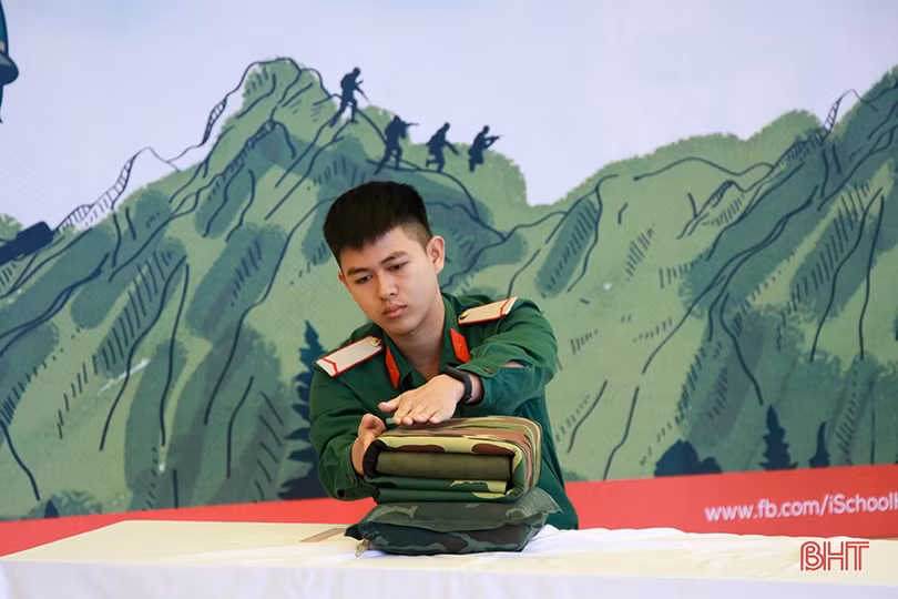 Học sinh mầm non iSchool Hà Tĩnh hào hứng trải nghiệm cùng Chương trình “Biết ơn chú bộ đội”