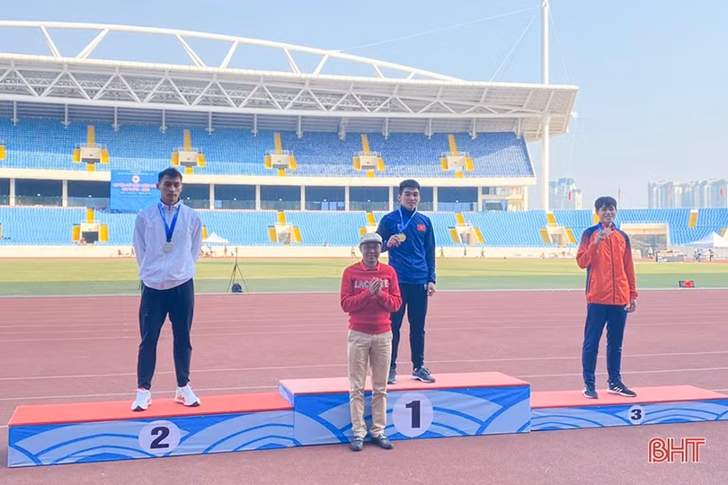 Điền kinh Hà Tĩnh giành 9 huy chương tại Đại hội Thể thao toàn quốc 