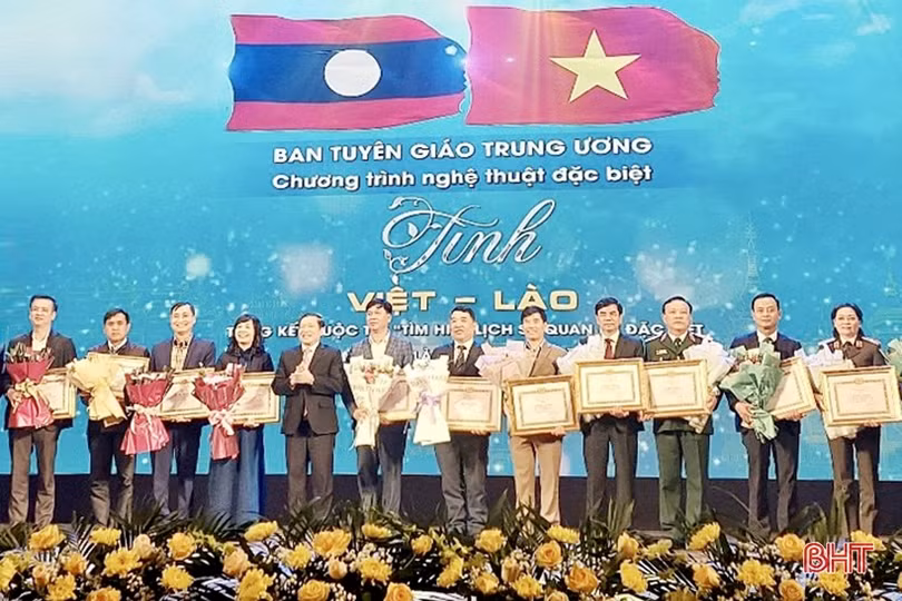 Hà Tĩnh đạt thành tích xuất sắc tại Cuộc thi “Tìm hiểu lịch sử quan hệ đặc biệt Việt Nam - Lào, Lào - Việt Nam”