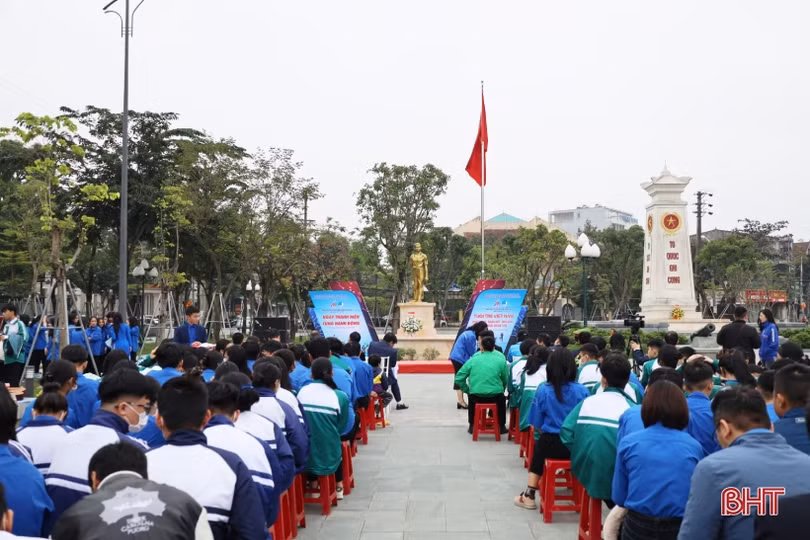 Tuổi trẻ TP Hà Tĩnh chào mừng thành công Đại hội Đoàn toàn quốc
