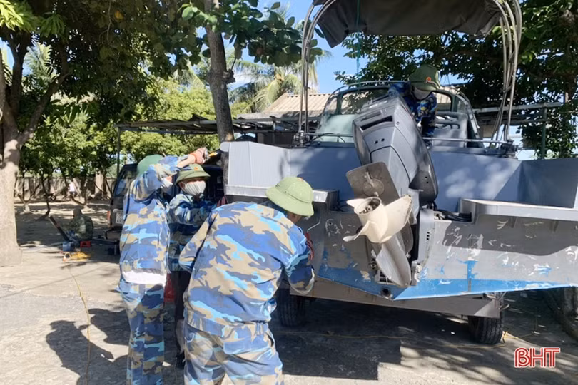 Bộ đội Biên phòng Hà Tĩnh bảo quản tốt vũ khí, trang bị để bảo vệ biên giới