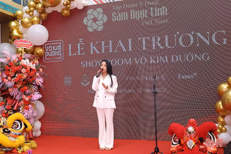 Khai trương Showroom sâm Ngọc Linh Võ Kim Đường tại Hà Tĩnh