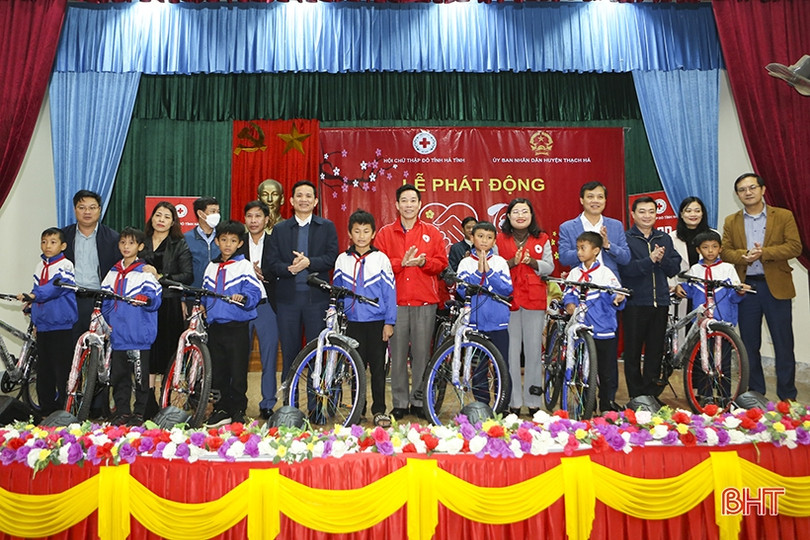 Hội chữ thập đỏ các cấp ở Hà Tĩnh đăng ký huy động 7,4 tỷ đồng cho chương trình “Tết nhân ái”