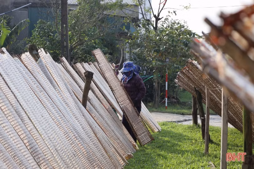 “Thủ phủ” bánh đa nem Hà Tĩnh tất bật vào vụ tết